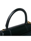 Hourglass Small Tote Bag in Shiny Box Calfskin Black - BALENCIAGA - BALAAN 9