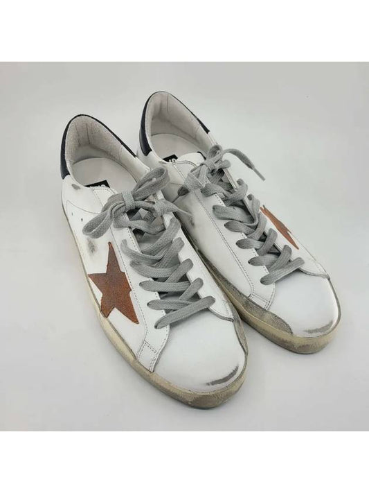 Men's Black Tab Superstar Low Top Sneakers White - GOLDEN GOOSE - BALAAN 2