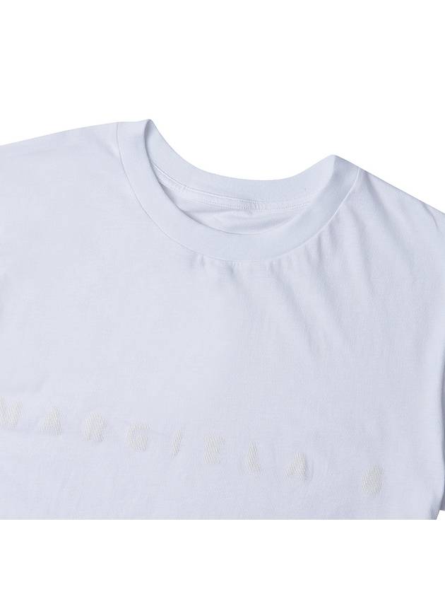 Glow in the Dark Short Sleeve T-Shirt White - MAISON MARGIELA - BALAAN 4