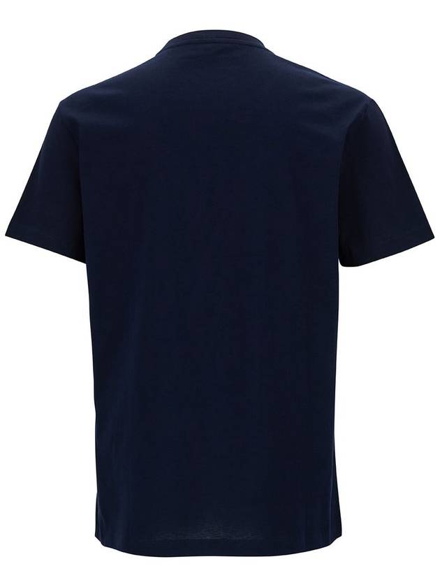 Short Sleeve T-Shirt 10116941A085841U120 Blu - VERSACE - BALAAN 3