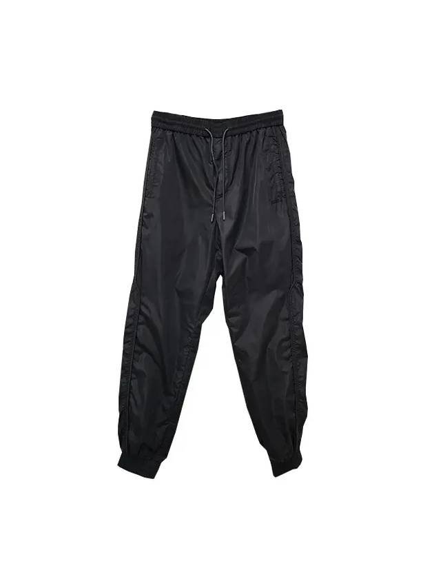 Drawstring Waistband Nylon Track Pants Black - JUUN.J - BALAAN 1