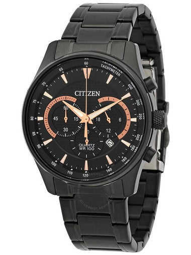 Citizen Chronograph Quartz Black Dial Men's Watch AN8195-58E - CITIZEN - BALAAN 1