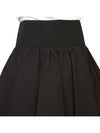 Stretch Belt A-Line Skirt Black - ALAIA - BALAAN 10