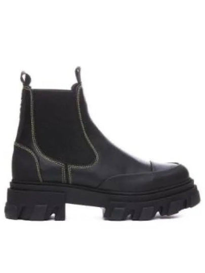 Low Stitch Chelsea Boots Black - GANNI - BALAAN 2