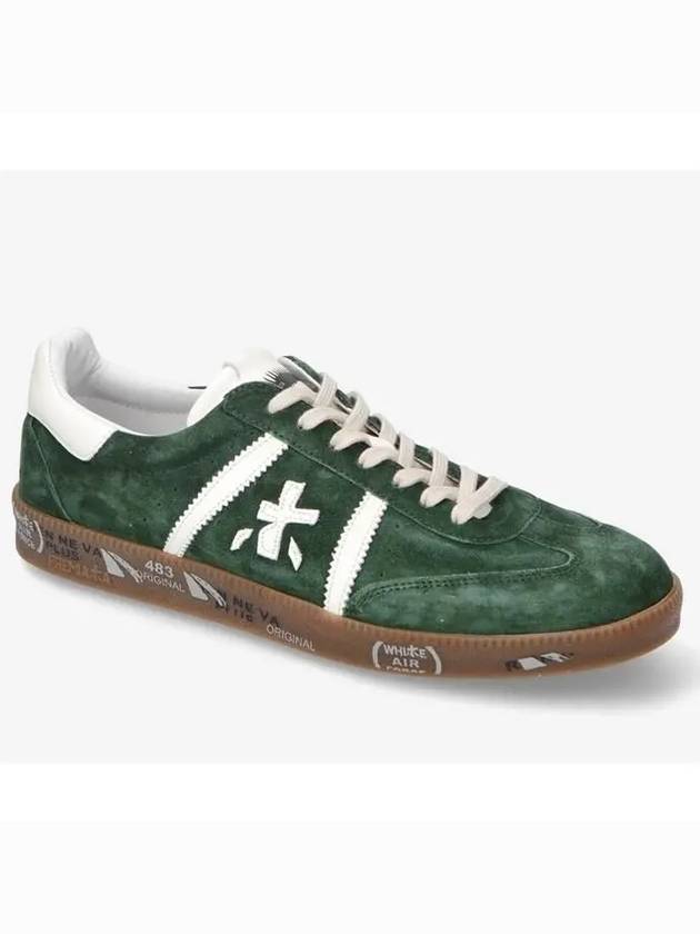 Bonnie Logo Patch Low Top Sneakers Green - PREMIATA - BALAAN 3