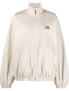 Logo Technical Track Jacket Beige - BALENCIAGA - BALAAN 5