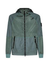 Nylon Metal Windbreaker Light Green - STONE ISLAND - BALAAN 2