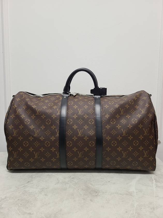 Monogram Macassar Bandouli re Keepall 55 - LOUIS VUITTON - BALAAN 1