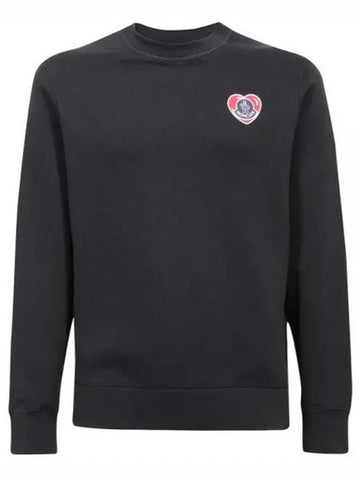 8G00043 899V4 999 Logo Patch Sweatshirt - MONCLER - BALAAN 1