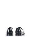 Men's Triangle Logo Leather Loafers Black - PRADA - BALAAN 4