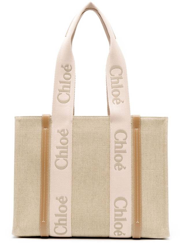 Woody Medium Tote Bag Blushy Beige - CHLOE - BALAAN 2