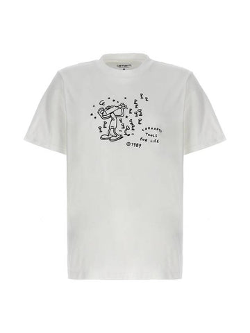 Tools For Life Short Sleeve T-Shirt White - CARHARTT WIP - BALAAN 1