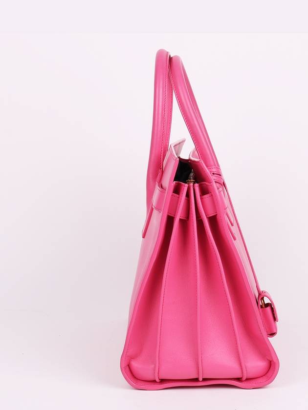 Sag de Jour hot pink small tote and shoulder bag 324823 - SAINT LAURENT - BALAAN 3