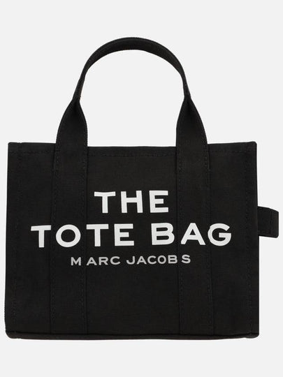 Logo Small Canvas Tote Bag Black - MARC JACOBS - BALAAN 2