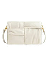 Cassette Mini Calfskin Cross Bag White - BOTTEGA VENETA - BALAAN 1