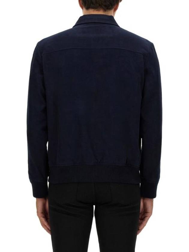 Gilles Zip-Up Jacket Blue - A.P.C. - BALAAN 1