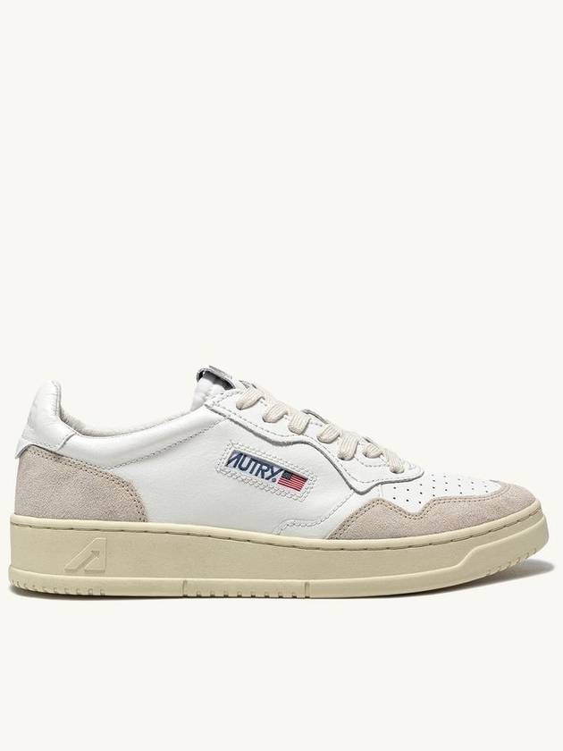 Medalist Suede Low Top Sneakers White - AUTRY - BALAAN 2