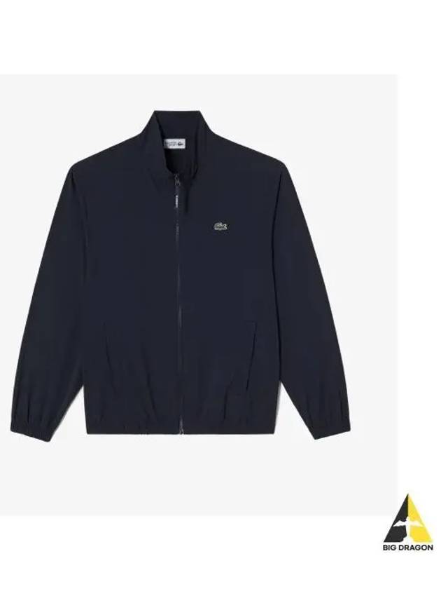 Men s Woven Set up Jacket Black - LACOSTE - BALAAN 1