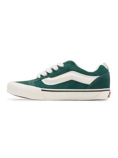 Knu Skool Pig Suede Low Top Sneakers Green - VANS - BALAAN 1