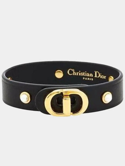 30 Montaigne Bracelet Black - DIOR - BALAAN 2