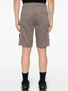 Logo Cotton Slim Cargo Shorts Dove Grey - STONE ISLAND - BALAAN 5