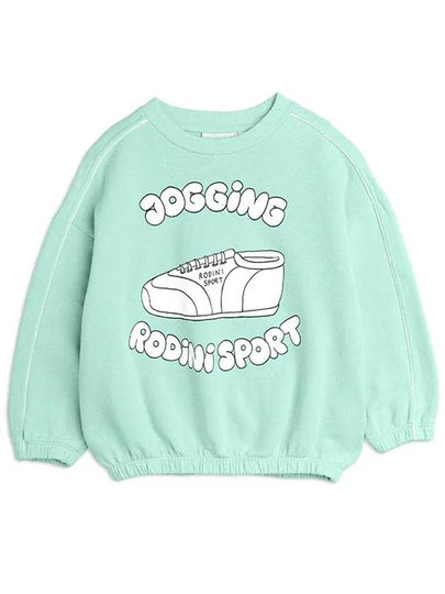 Kids Sneakers Printing Sweatshirt Mint 24220112 75 - MINI RODINI - BALAAN 2