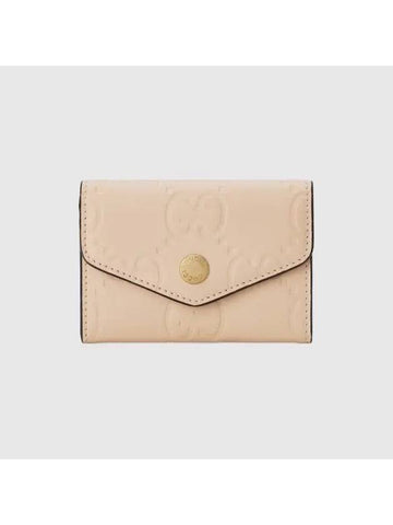 GG Card Wallet Light Beige - GUCCI - BALAAN 1