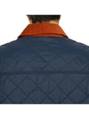 Kenning Quilting  Logo Patch Jacket Navy - BARBOUR - BALAAN 11