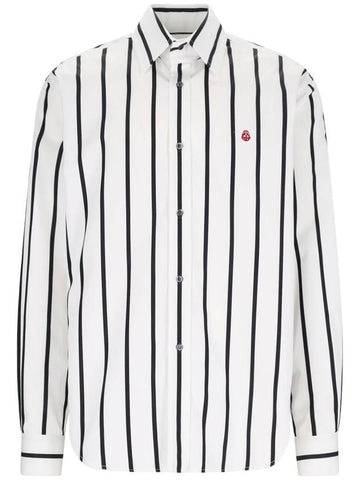 Alexander McQueen Shirts White - ALEXANDER MCQUEEN - BALAAN 1