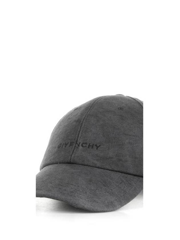 Embroidered Logo Ball Cap Grey - GIVENCHY - BALAAN 5