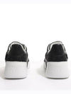 Viv Buckle Fabric Low Top Sneakers Black - ROGER VIVIER - BALAAN 8