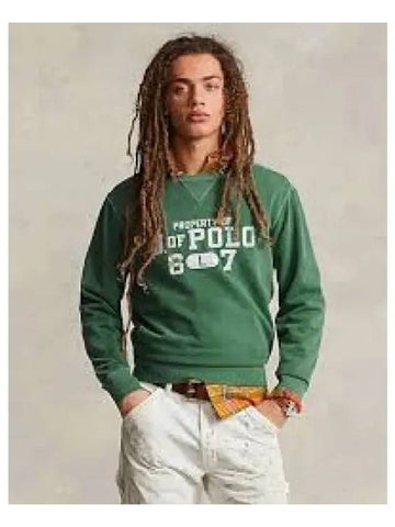 Accumulated Geumyu of Fleece Sweatshirt Green - POLO RALPH LAUREN - BALAAN 1