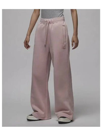 Jordan Flight Fleece Track Pants Pink Oxford - NIKE - BALAAN 2