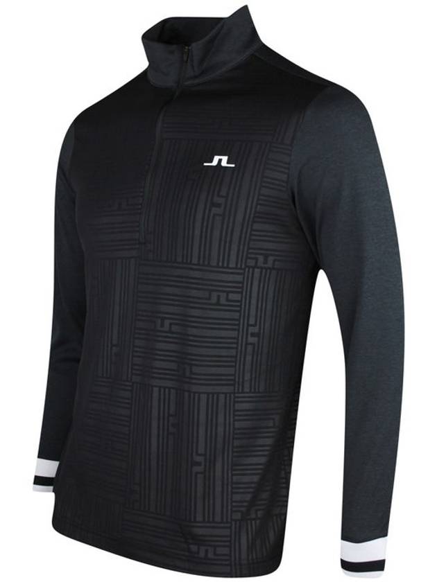 Danny Devoss Mid Layer Long Sleeve T-Shirt Black - J.LINDEBERG - BALAAN 3