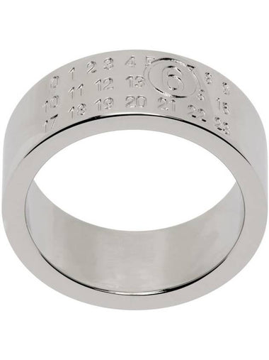 Men's Numeric Minimal Signature Ring Silver - MAISON MARGIELA - BALAAN 1