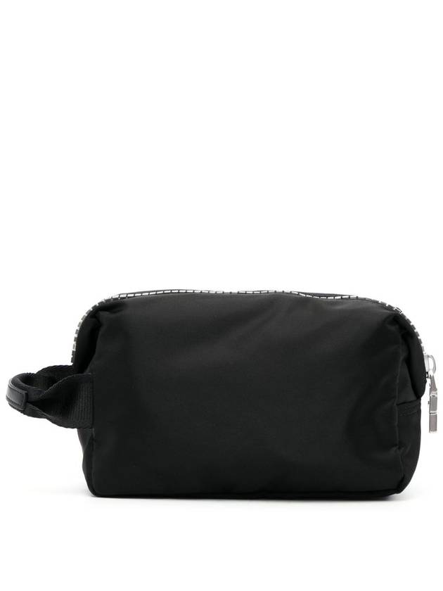 Logo Print Zipped Pouch Bag Black - GIVENCHY - BALAAN 3