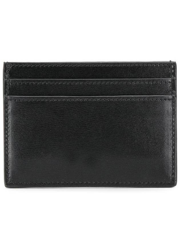 Tiny Monogram Shiny Leather Card Case Black - SAINT LAURENT - BALAAN 3