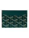 Saint Sulpice Card Wallet Green STSULPPMLTY09 - GOYARD - BALAAN 2