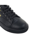 Men's Leather Low Top Sneakers Black - LANVIN - BALAAN 10