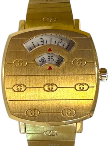 Clover Grip Gold Metal Watch 157 5 Y157502 - GUCCI - BALAAN 1