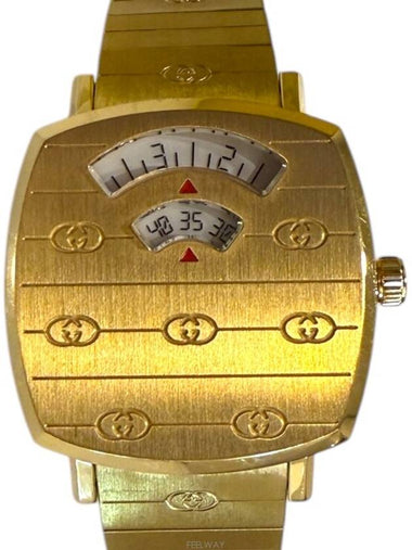 Clover Grip Gold Metal Watch 157 5 Y157502 - GUCCI - BALAAN 1