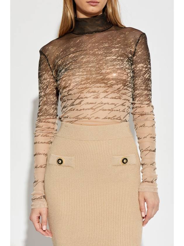 Balmain Transparent Top, Women's, Beige - BALMAIN - BALAAN 3