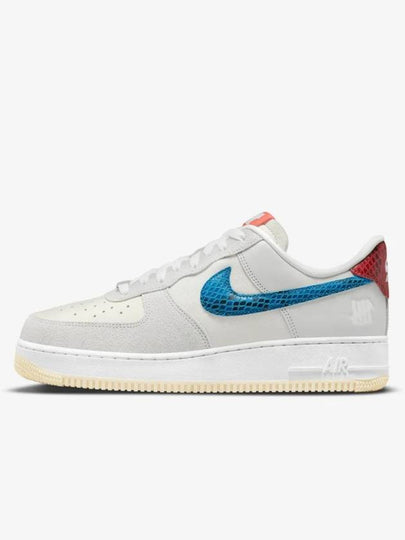 Air Force 1 Low 5 On It Low Top Sneakers Grey Fog Imperial Blue - NIKE - BALAAN 2