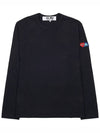 Men's Invader Long Sleeve TShirt P1T330 BLACK - COMME DES GARCONS - BALAAN 9