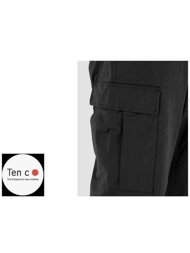 Pantalone Pocket Cargo Straight Pants Black - TEN C - BALAAN 5