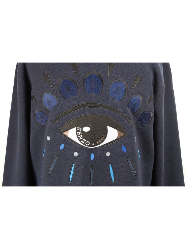 Evil Eye Sweatshirt Navy XL - KENZO - BALAAN 7