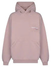 Embroidered Logo Cotton Hoodie Light Pink - BALENCIAGA - BALAAN 2