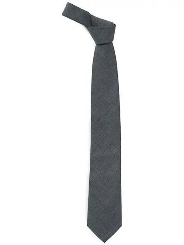 Classic Wool Tie Grey - BRUNELLO CUCINELLI - BALAAN 2