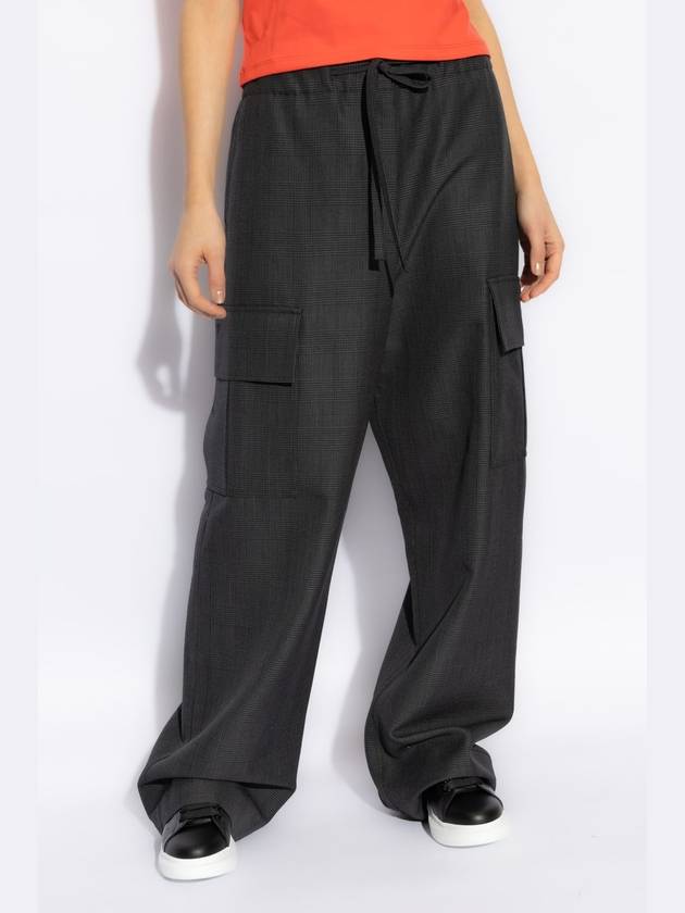 Alexander McQueen Wool Trousers, Women's, Grey - ALEXANDER MCQUEEN - BALAAN 3