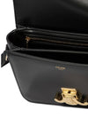 Teen Triomphe Shiny Calfskin Cross Bag Black - CELINE - BALAAN 8